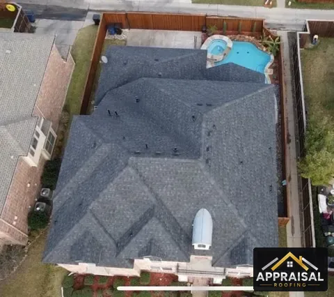 Roof work near Celina, Texas